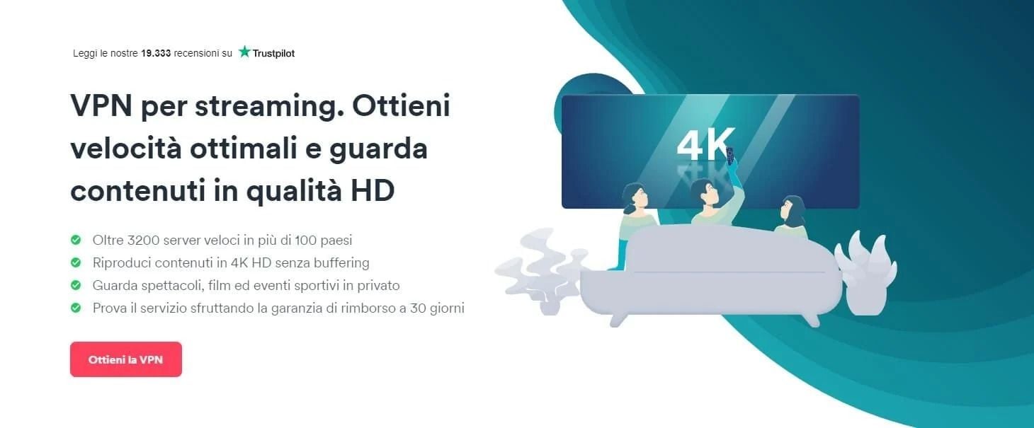 Surfshark VPN streaming per cambiare paese Netflix con connessioni illimitate