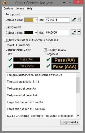 Télécharger Colour Contrast Analyser pour Windows, Mac, Web, Linux ...