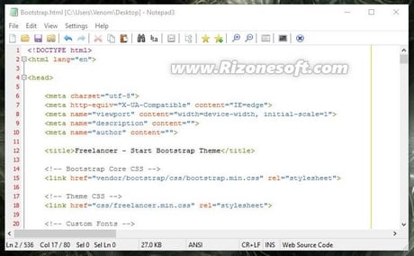 Télécharger Notepad3 pour Windows, Web - Telecharger.com