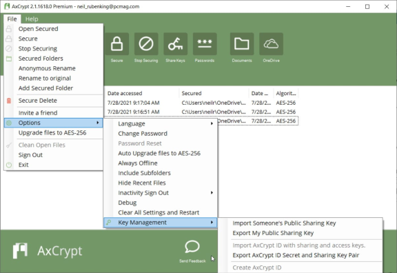 Télécharger AxCrypt pour Windows, Mac, Web, iOS, Android - Telecharger.com