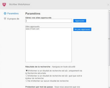 Télécharger McAfee WebAdvisor pour Windows, Web - Telecharger.com