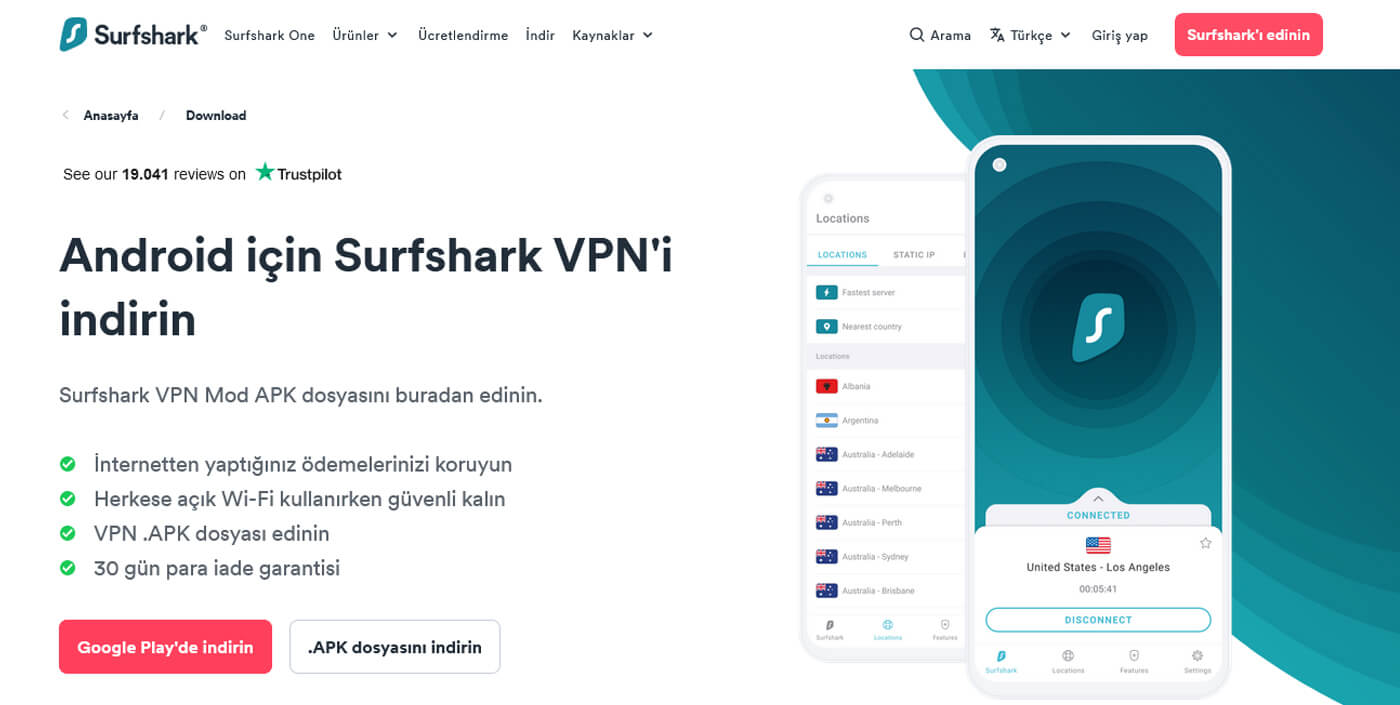 Surfshark VPN Android