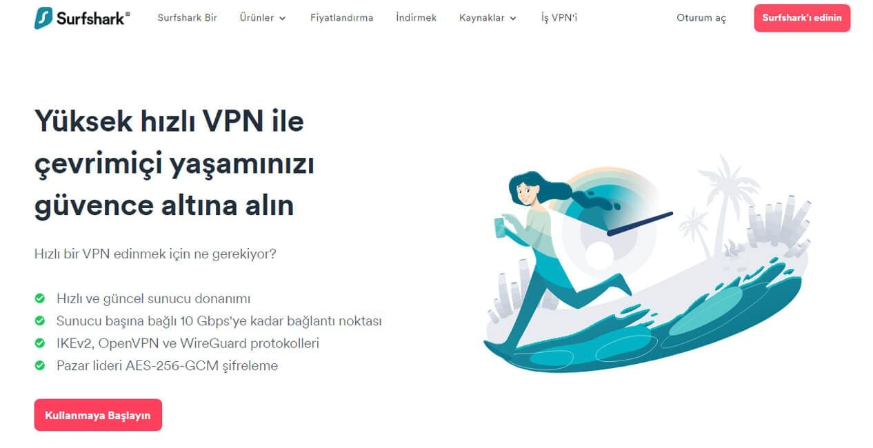 Surfshark en hızlı VPN