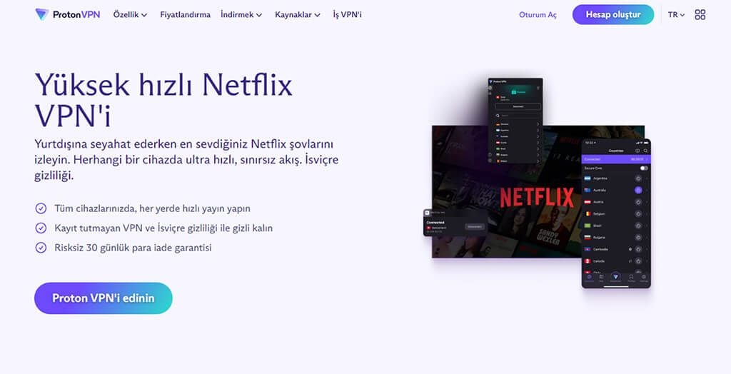 ProtonVPN Netflix