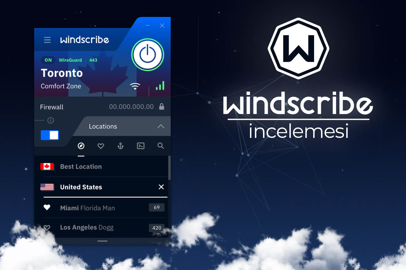 Windscribe incelemesi