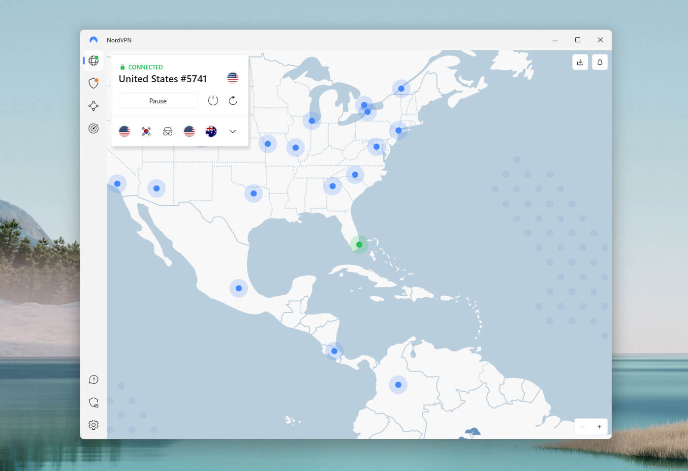 NordVPN Windows Bağlantı Kuruldu