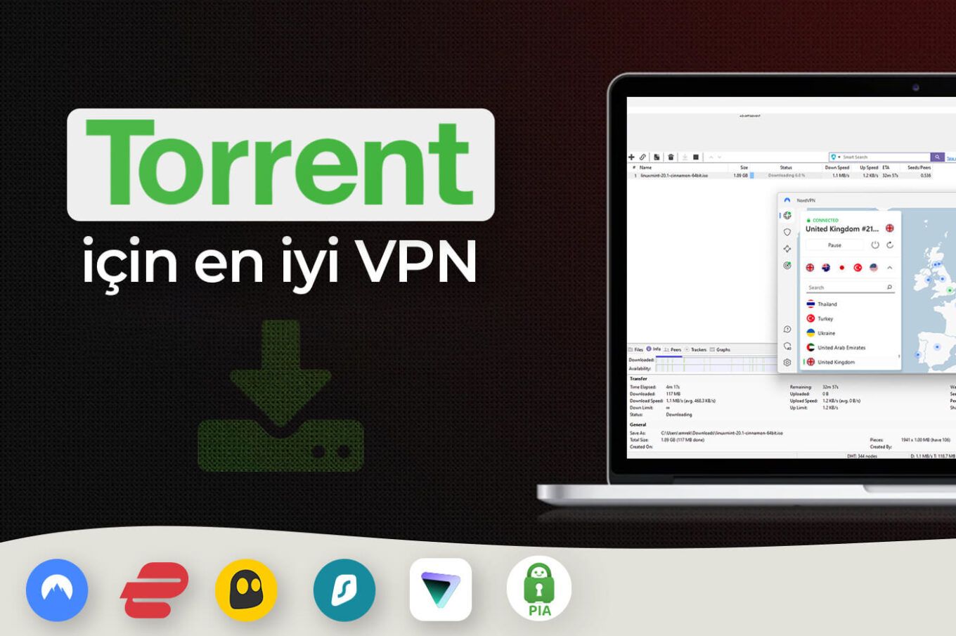 Torrent için en iyi VPN
