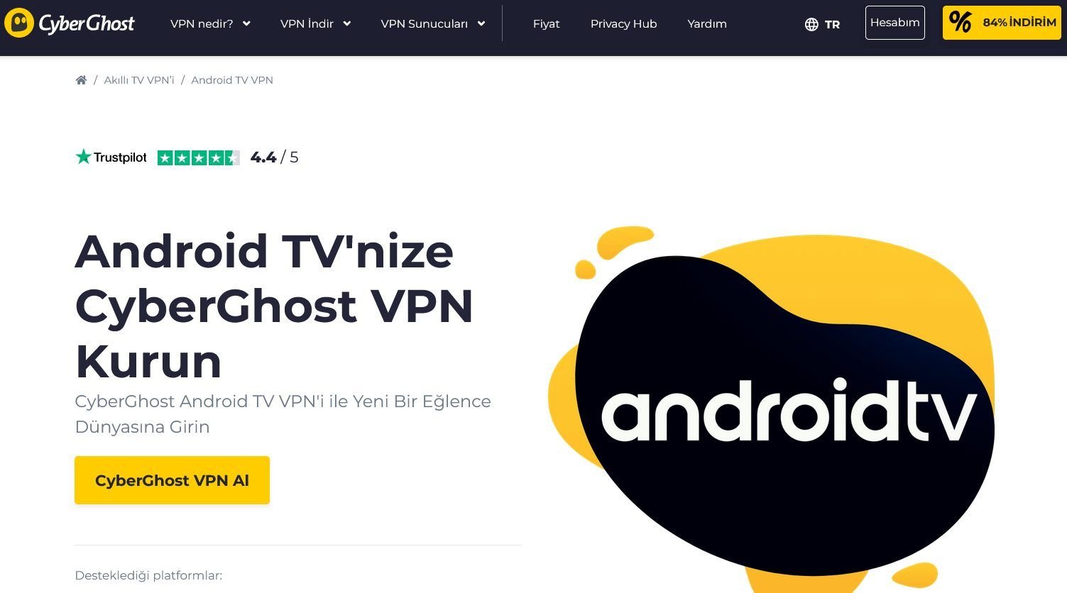 CyberGhost Android TV