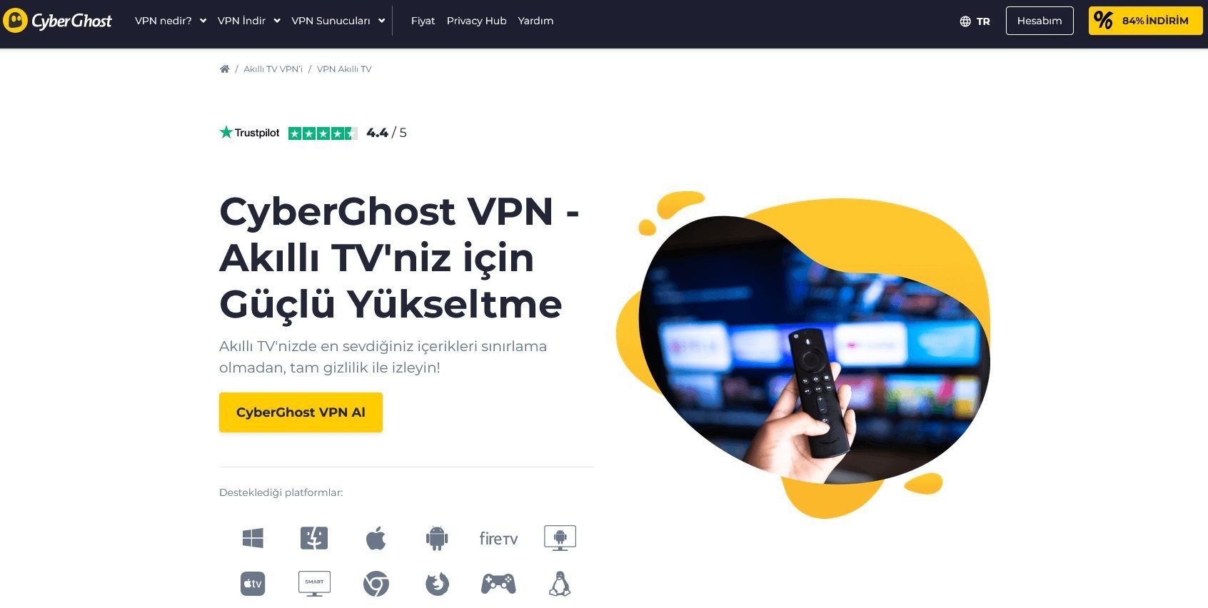 Cyberghost Smart Tv Için Vpn