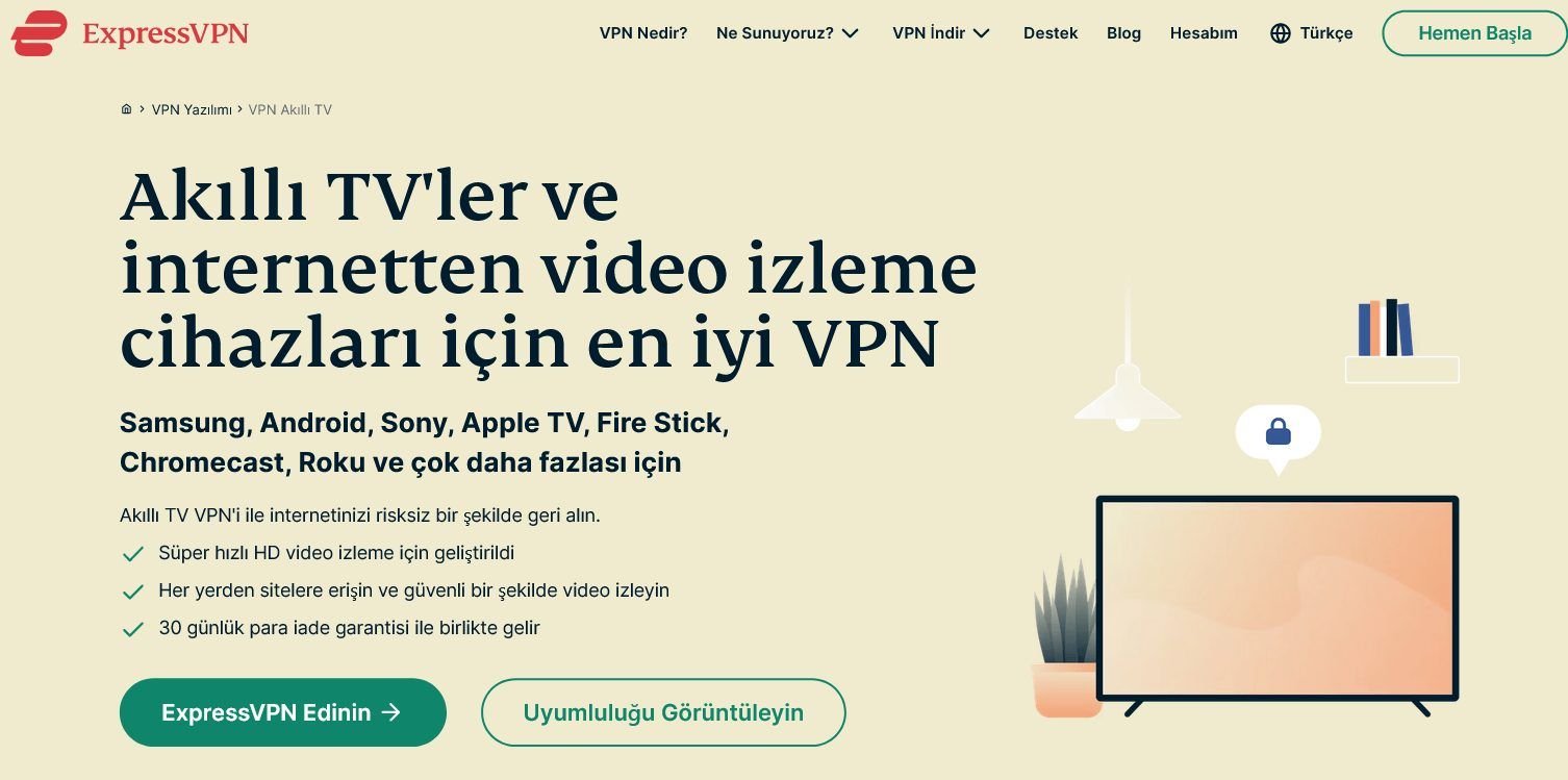 Expressvpn Smart Tv Için Vpn