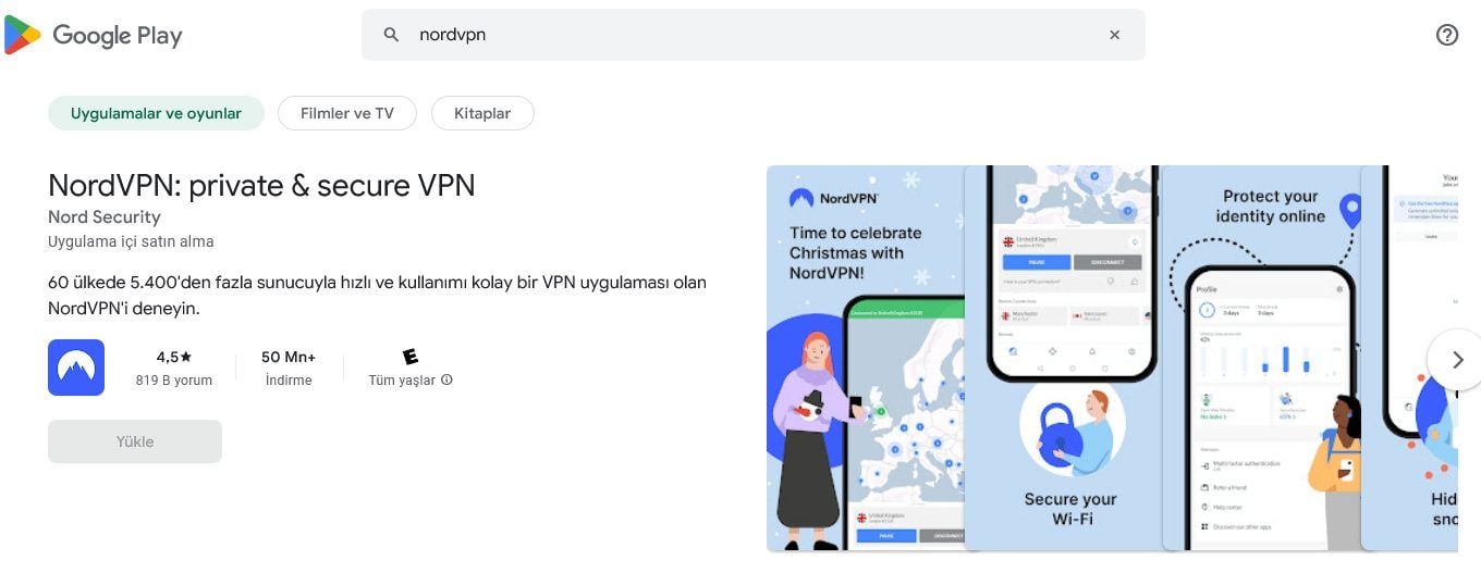 NordVPN Google Play