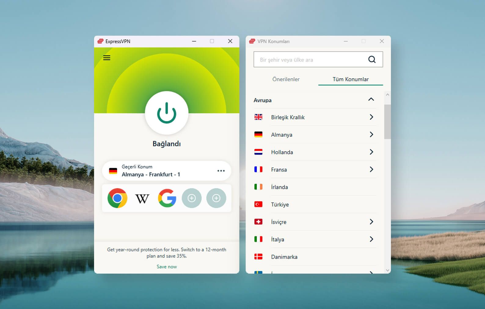 Expressvpn Almanya Bağlantı Başarılı