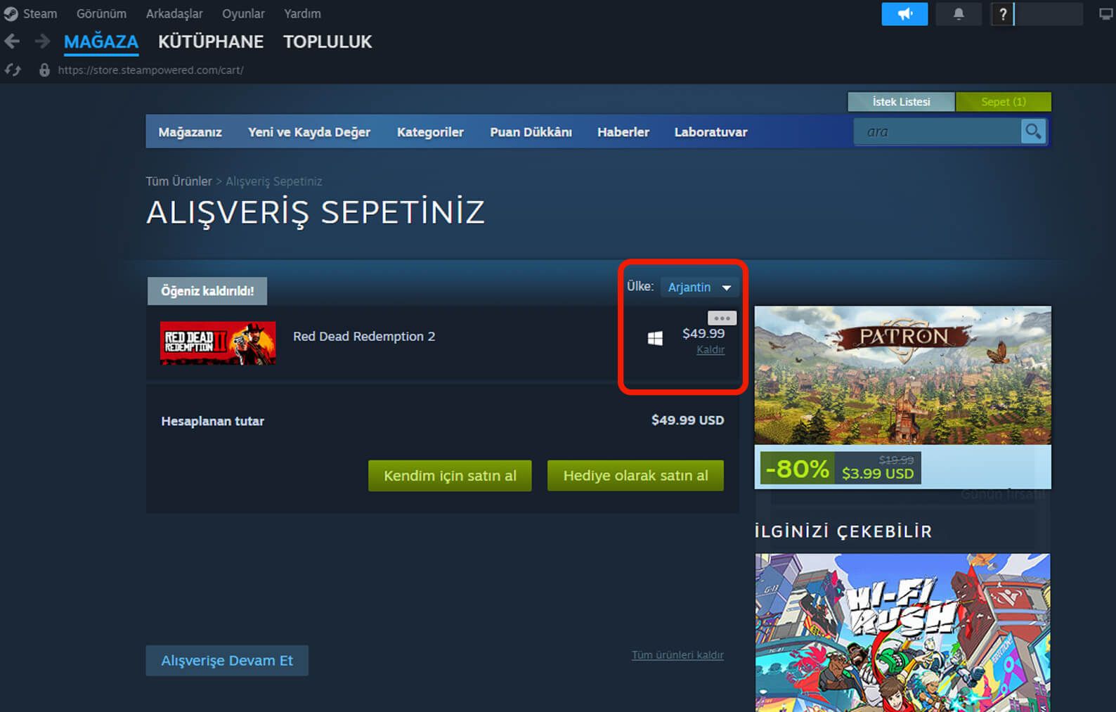 Steam Bölge Değiştirme 3